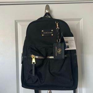 Adrienne Vittadini black backpack.